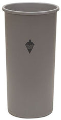 22 gal. Round Gray Trash Can