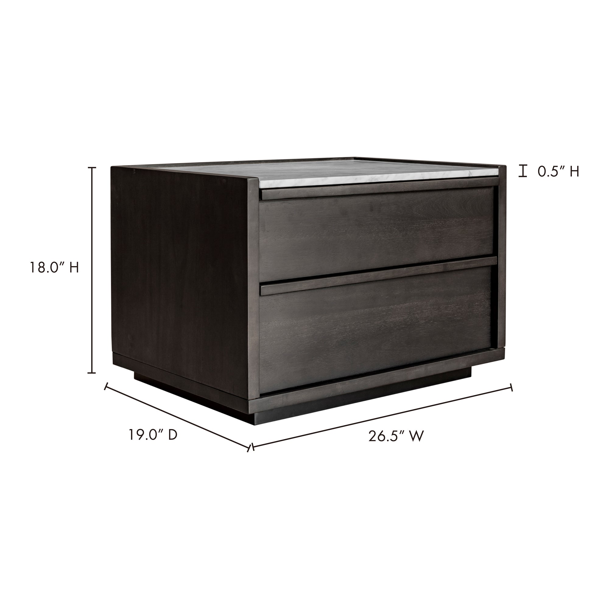Moe's Home Ashcroft Nightstand