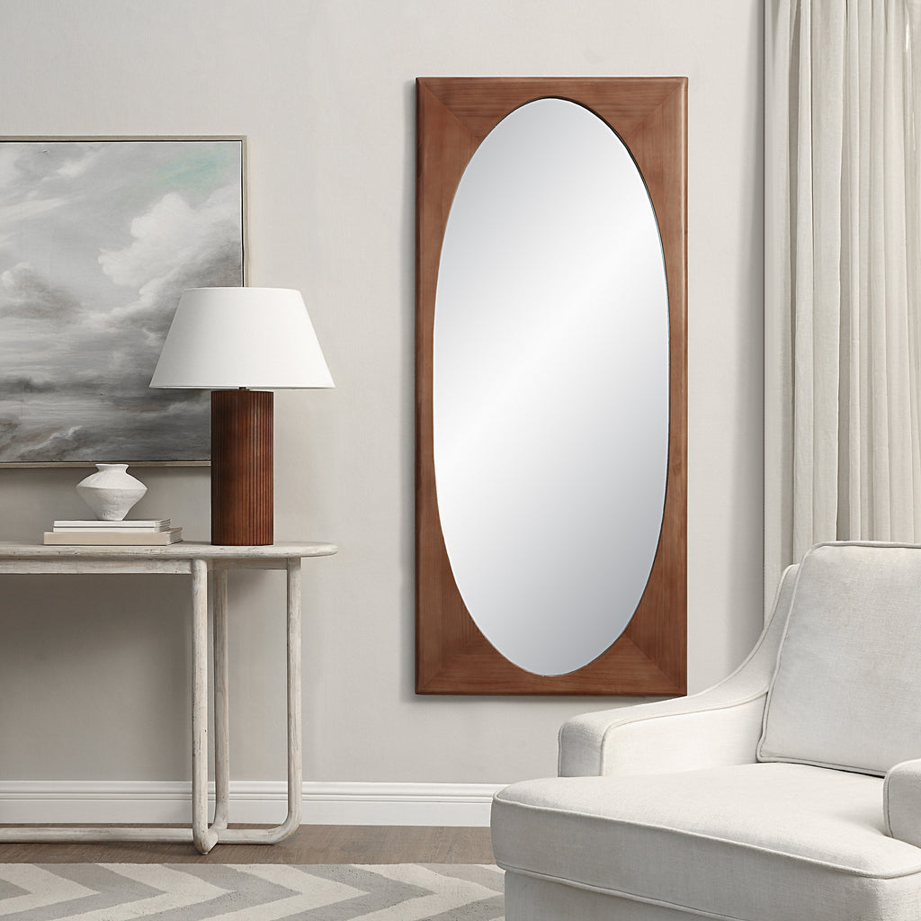 Renwil Sitia 68" H x 30" W Wall Mirror - Brown