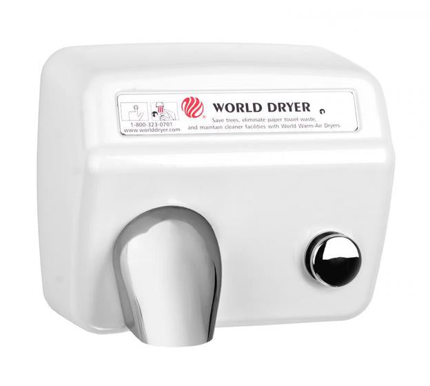 A5-974, WORLD DRYER CAST IRON WHITE