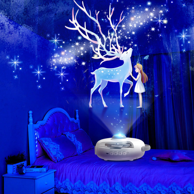 Cozy galaxy bedroom night lamp
