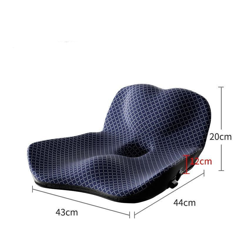 🔥 Heated Cushion with Backrest – Office & Home Ergonomic Seat Pad