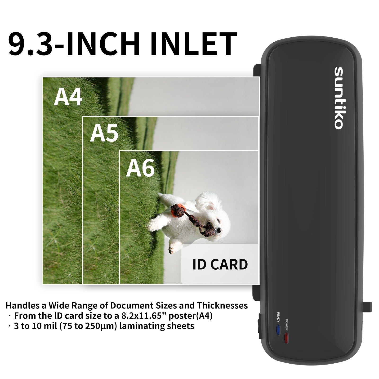 📄 Quick Warm-Up Laminator – Fast Laminating for A4, A5 & A6