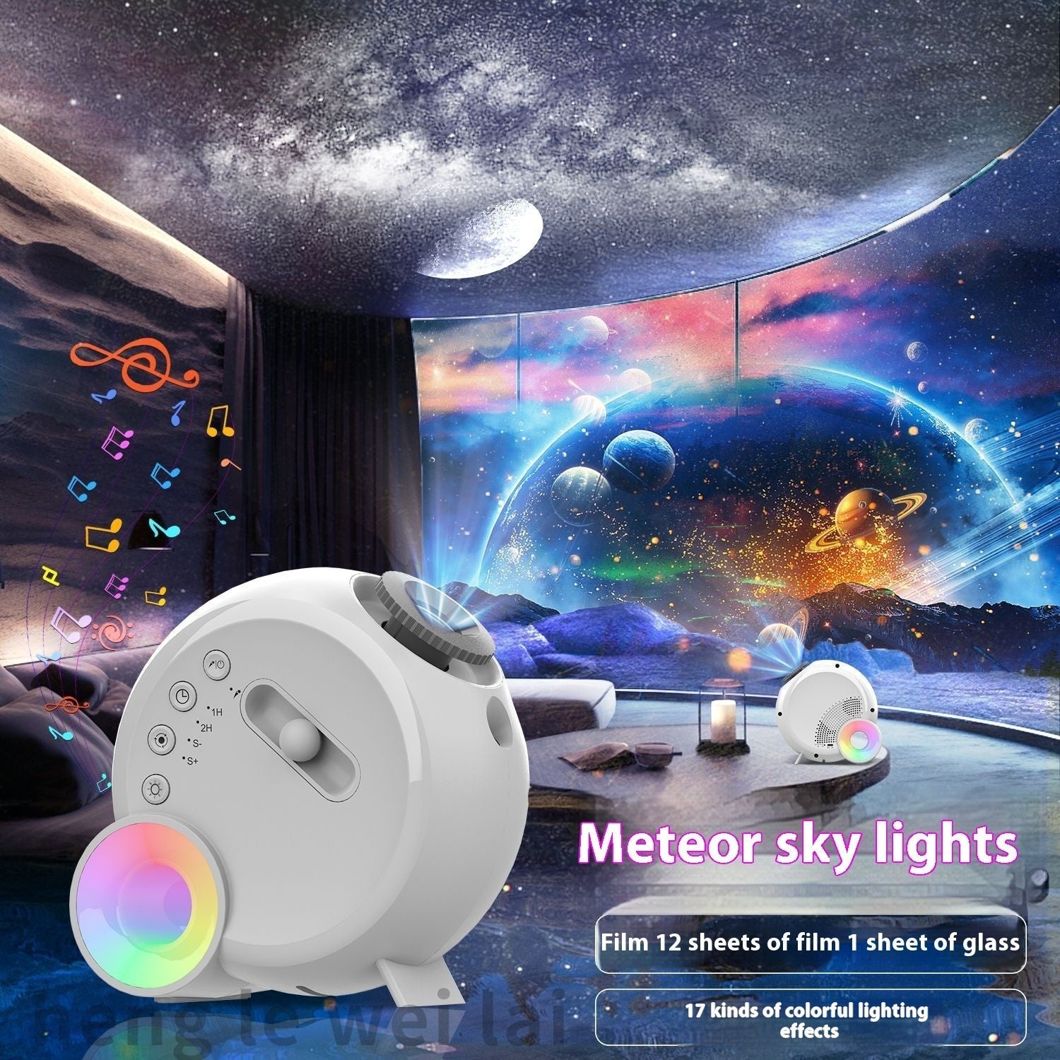 🌌 Star Light Projector – Galaxy Night Light for Bedroom & Home