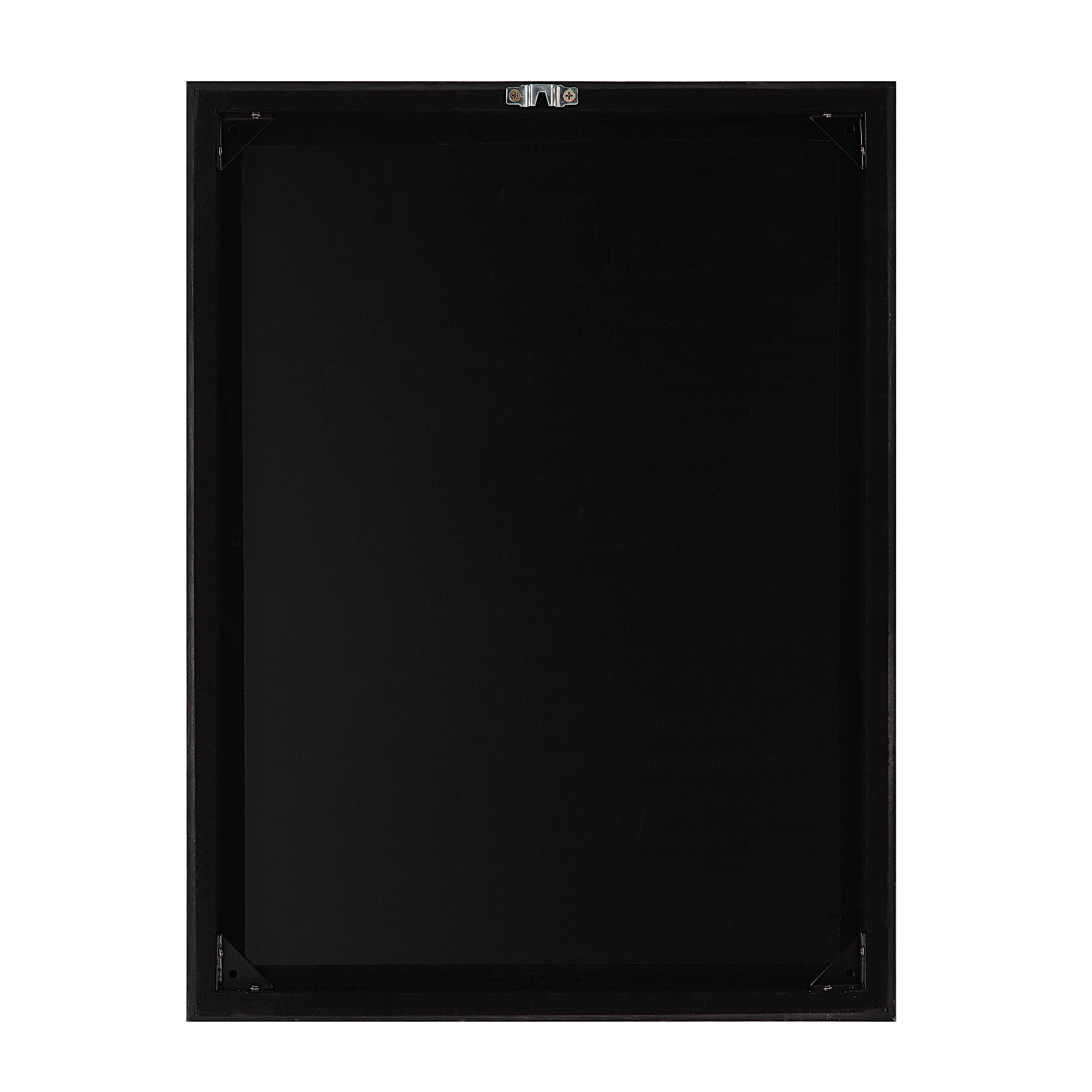 Renwil Basset 18" Wide Wall Art with Wood Frame - Painted Black