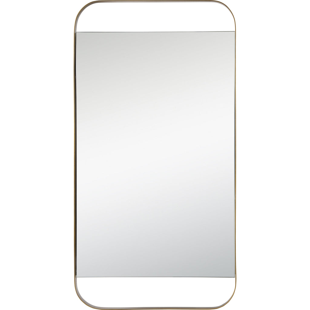 Renwil Zariyah 38" Tall Rectangle Wall Mirror - Yellow