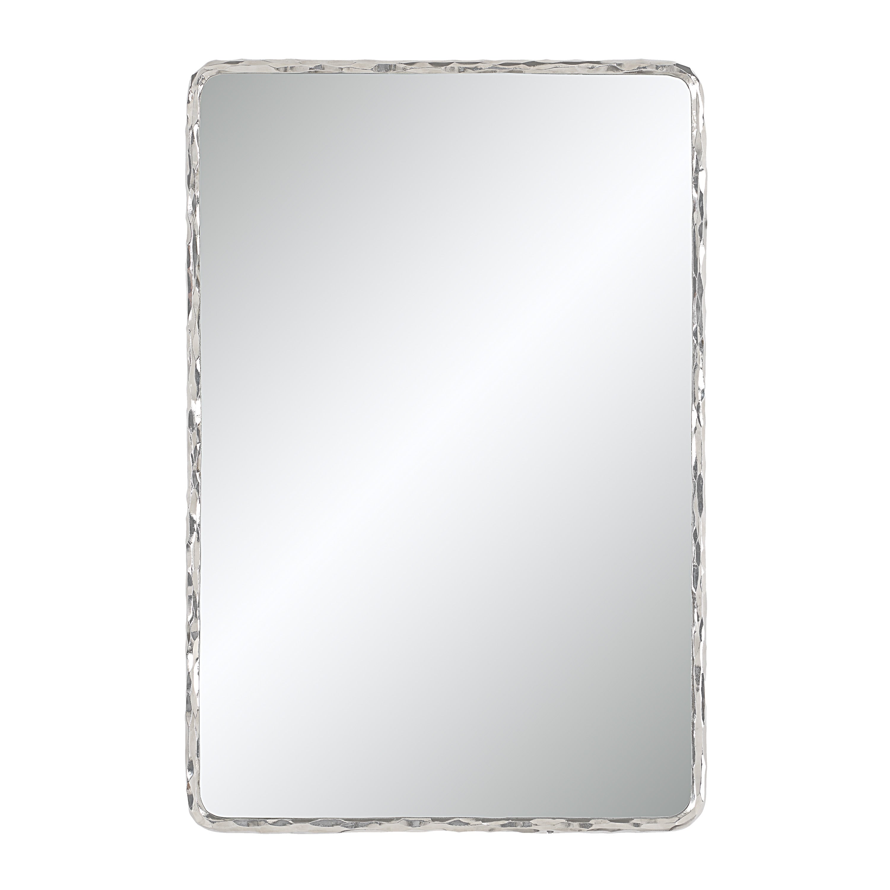 Renwil Pollonia 36" H x 24" W Wall Mirror - Grey