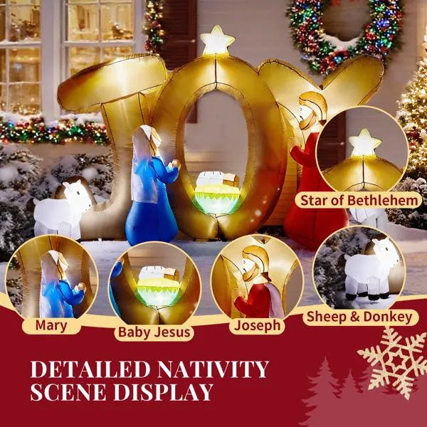 7.5FT Lighted Christmas Inflatable Decoration