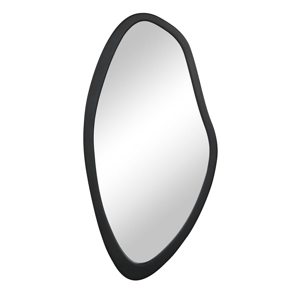 Renwil Trani 40" H x 19.75" W Wall Mirror - Black