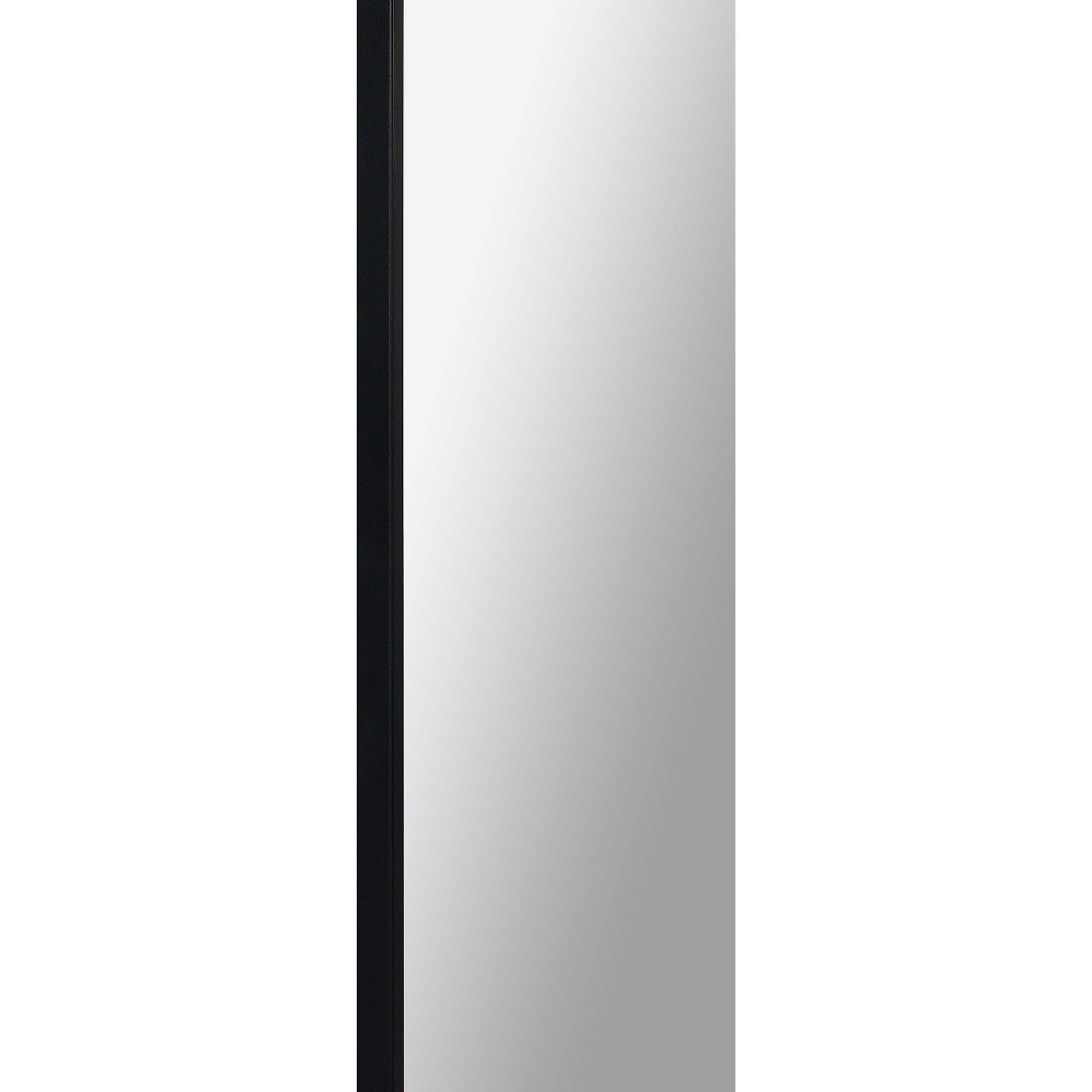 Renwil Luka 40" Tall Irregular Wall Mirror - Black