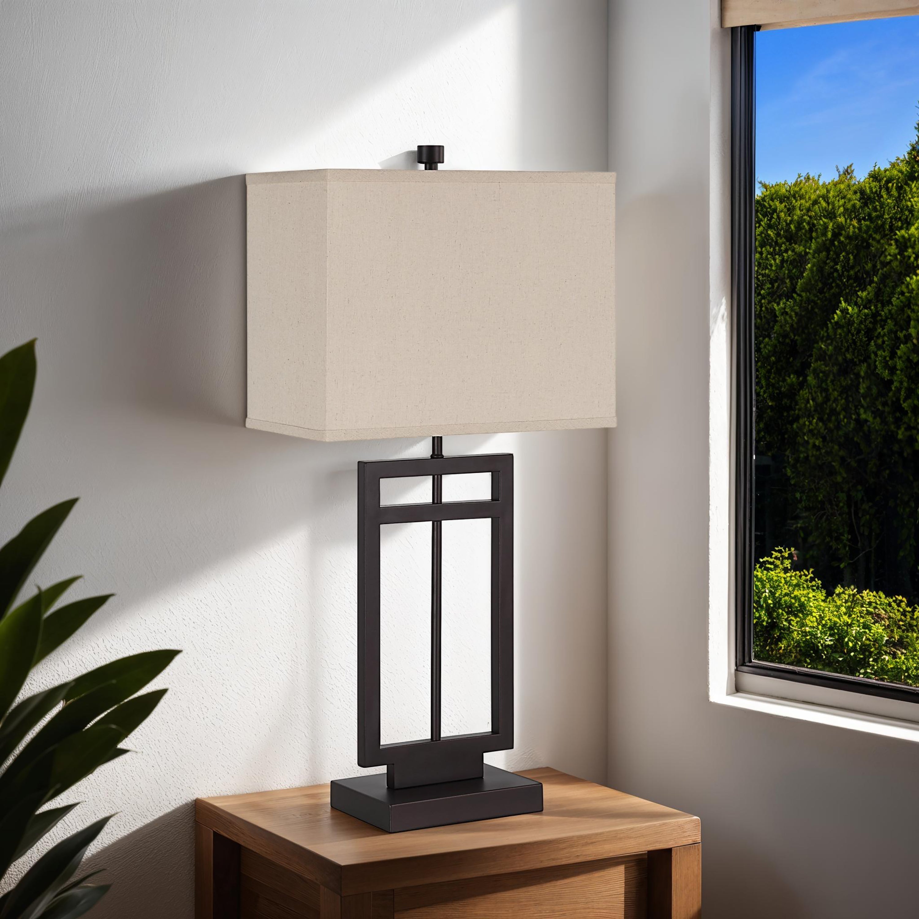 Everren Sendai 30.5" Height Table Lamp - Bronze