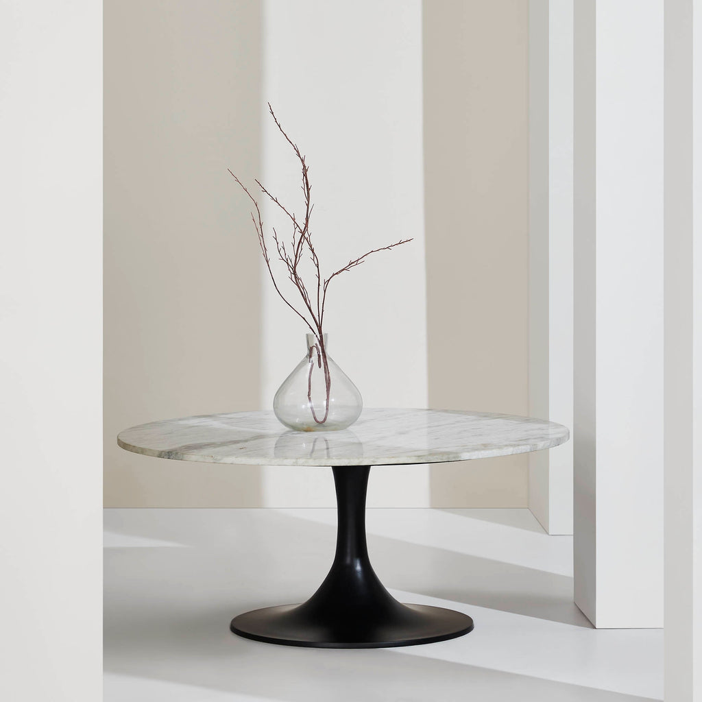 Renwil Lovisa Indoor Aluminum Table - Antique Brass