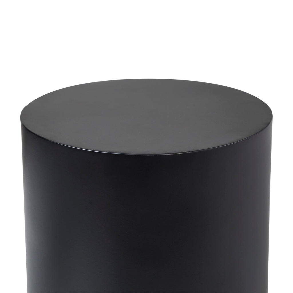 Renwil Domus Indoor Iron Sheet Indoor/Outdoor Side Table - Matte Black