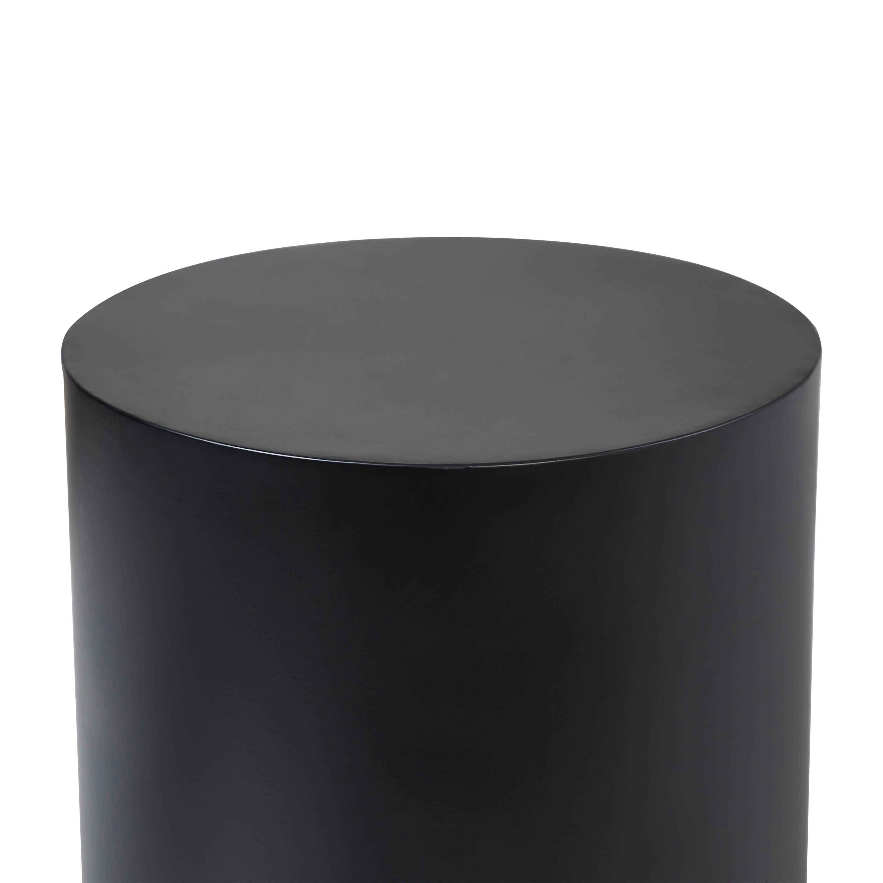Renwil Domus Indoor Iron Sheet Indoor/Outdoor Side Table - Matte Black