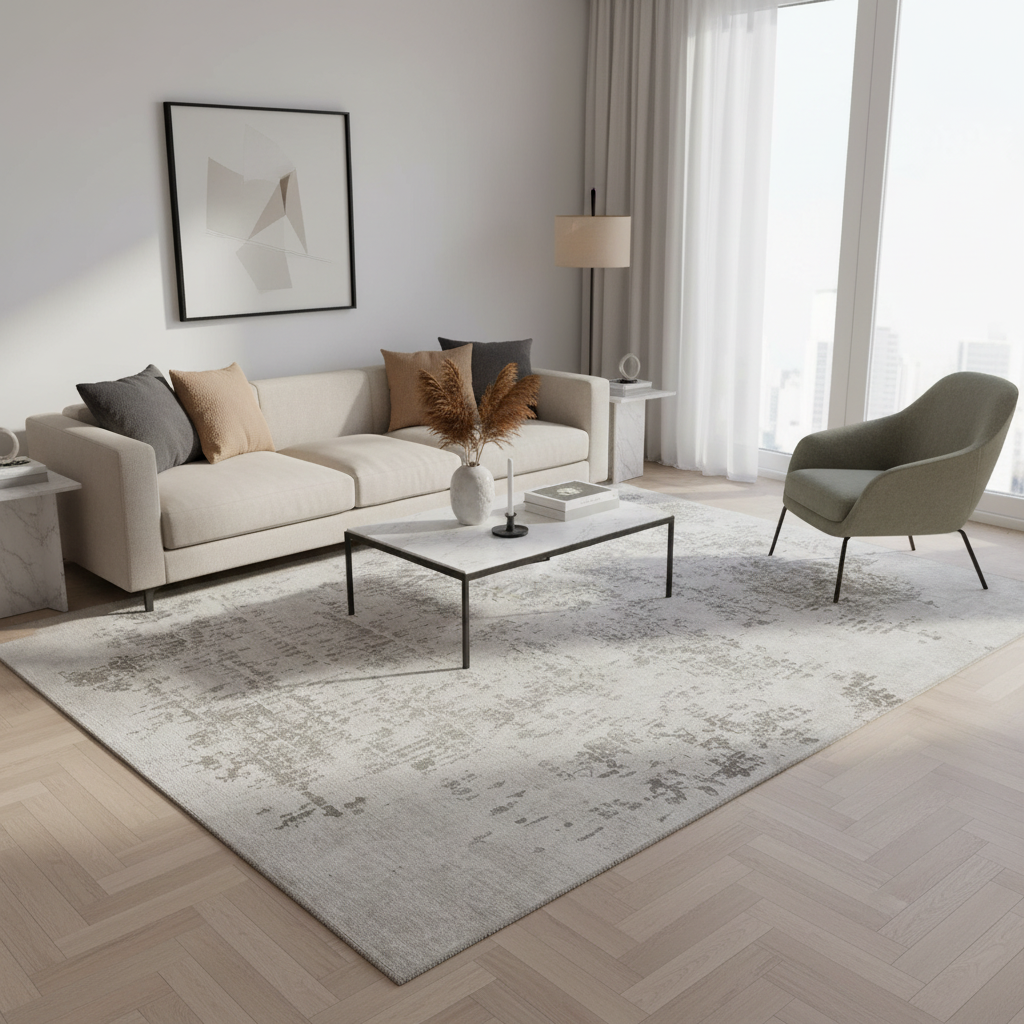 Renwil Chloe 7'6" x 10'2" Ft Handwoven Indoor Rug - Grey