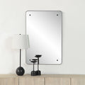 Renwil Aine 36" Tall Rectangular Mirror - Matte Black