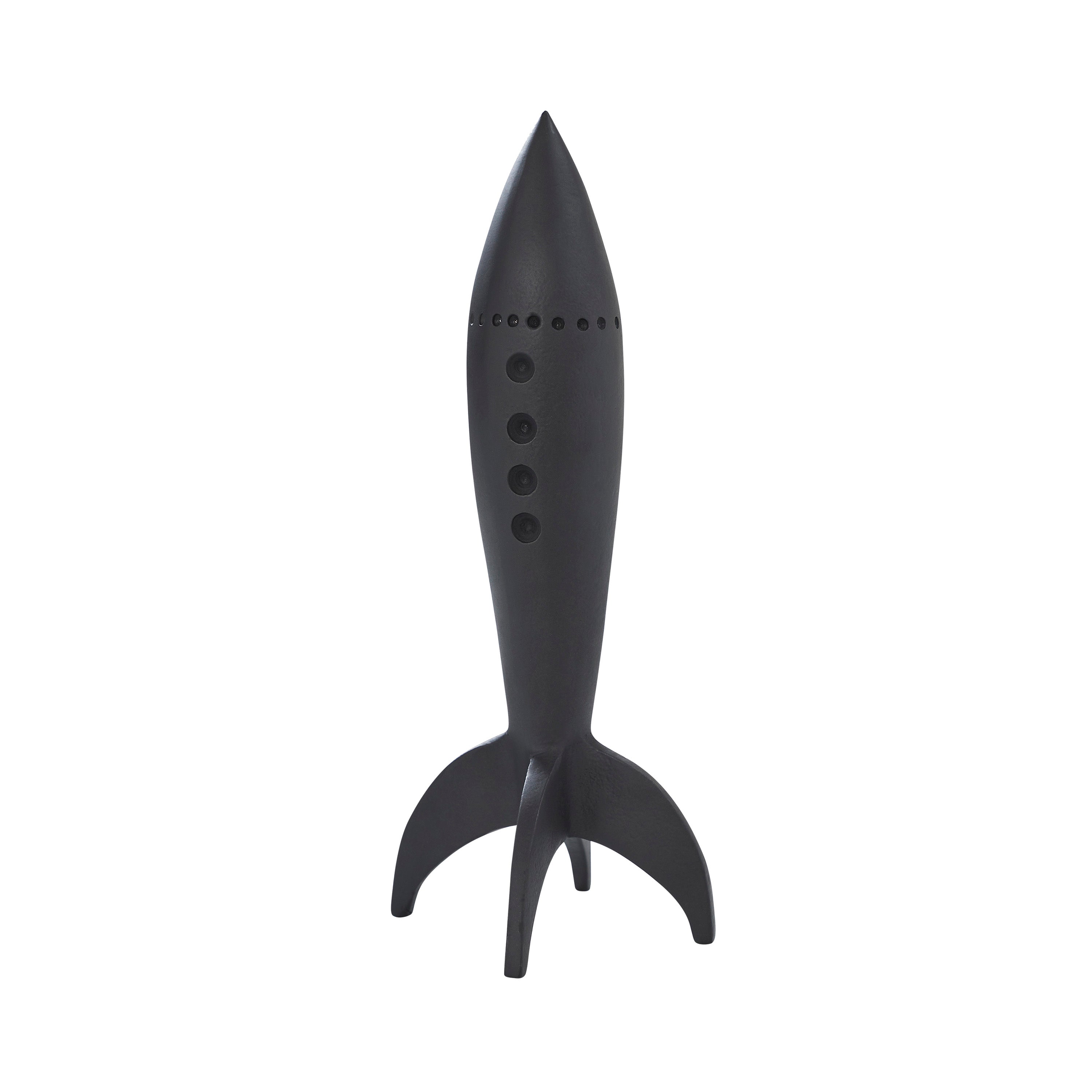 Renwil Rhodes Indoor Cast Aluminum Statue - Matte Black