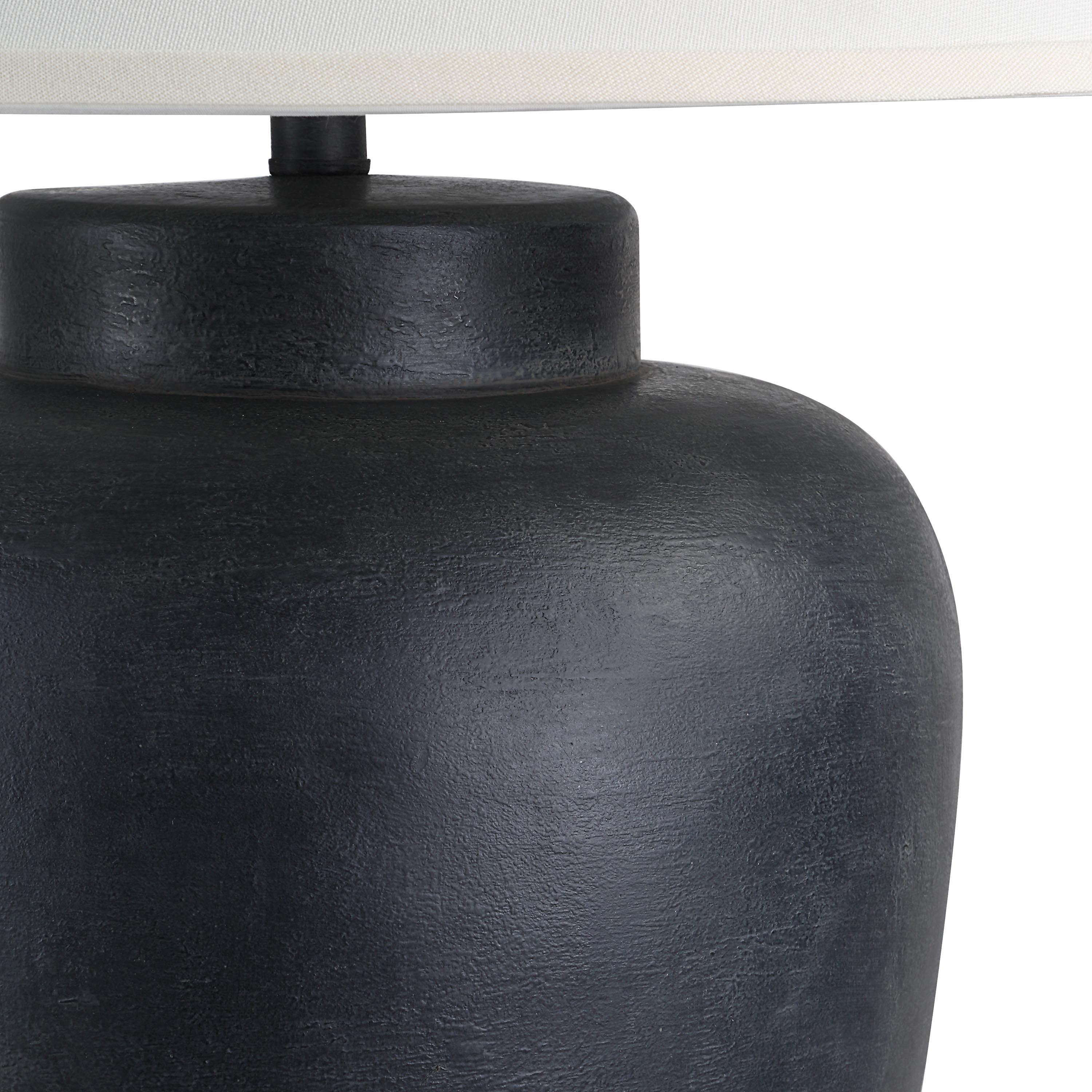 Everren Arancia 29.5" Height Table Lamp - Black Wash
