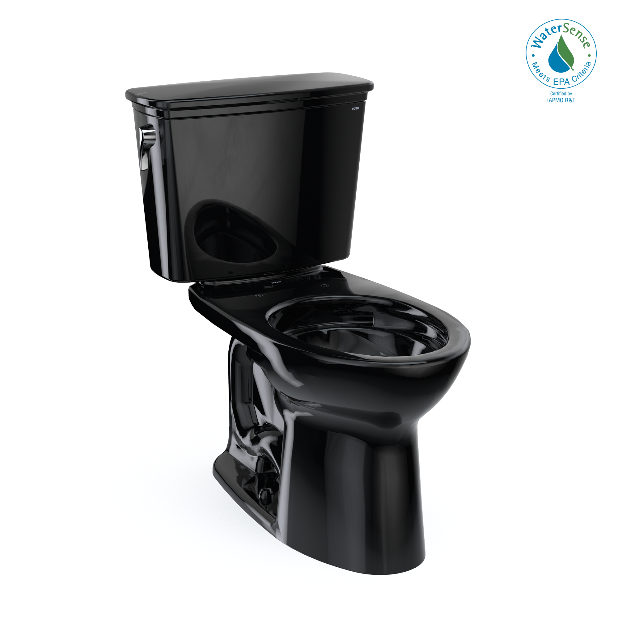 TOTO Drake Elongated Toilet - Transitional Two-Piece, Universal Height, 1.28 GPF Tornado Flush