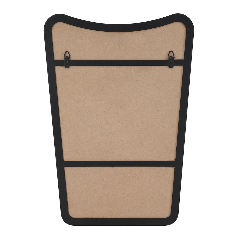 Renwil Kateri 28" Tall Irregular Wall Mirror - Black