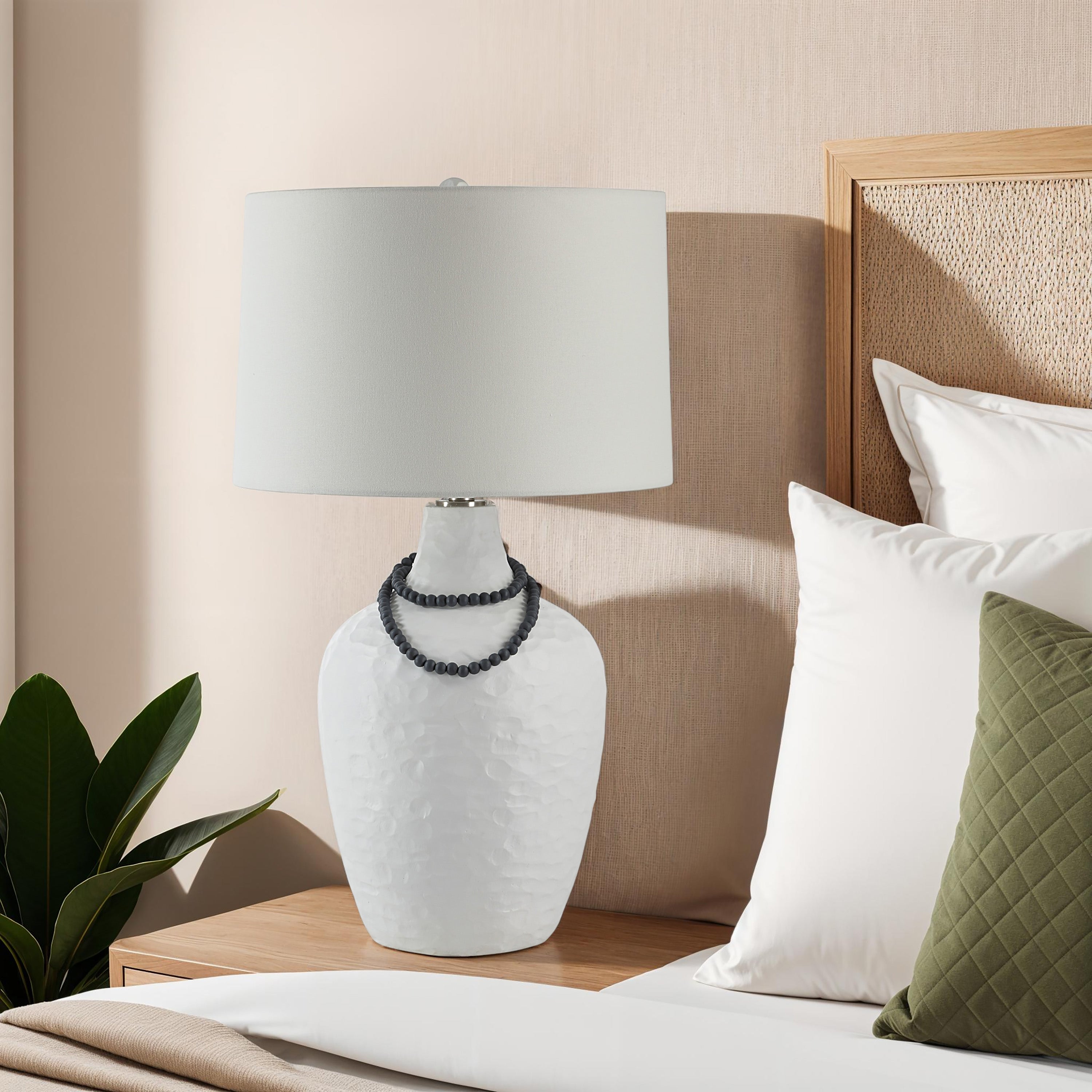 Everren Naranja 29.75" Height Table Lamp - Textured White