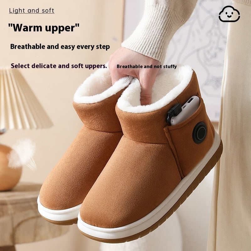 Electric Heating Shoes – Rechargeable Foot Warmer Winter Shoes