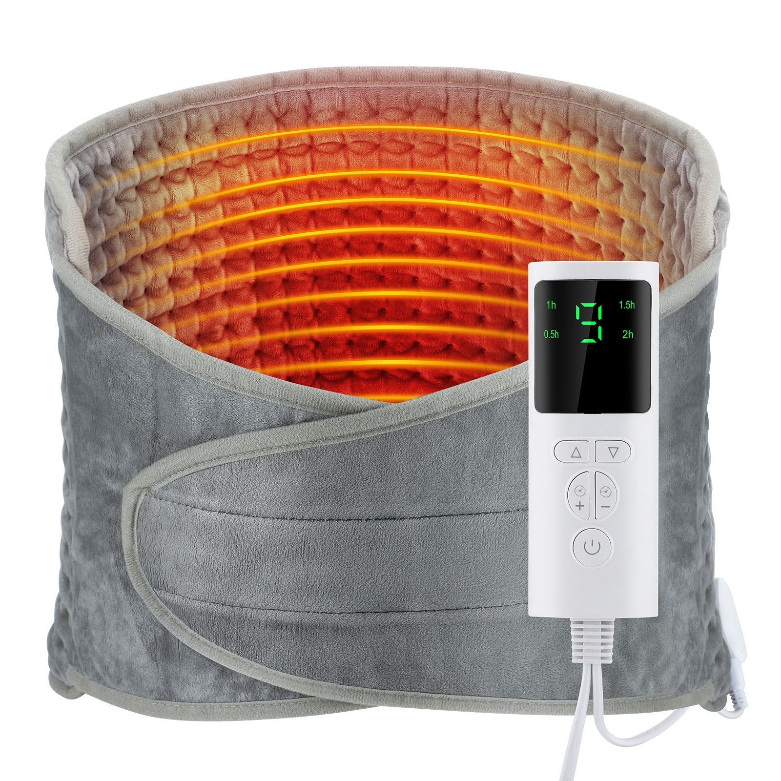 Back Heating Support Belt – Heated Waist Brace with Adjustable Temperature