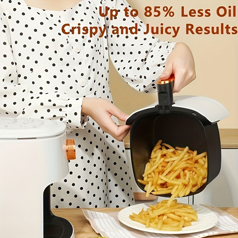 Mechanical Knob Type Air Fryer 1.06gal, BasicSimple Cooking Tool For Kitchen, MultifunctionalHousehold Healthy Cooking