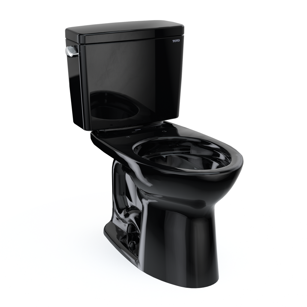 TOTO Drake Two Piece Elongated 1.6 GPF Universal Height Tornado Flush Toilet