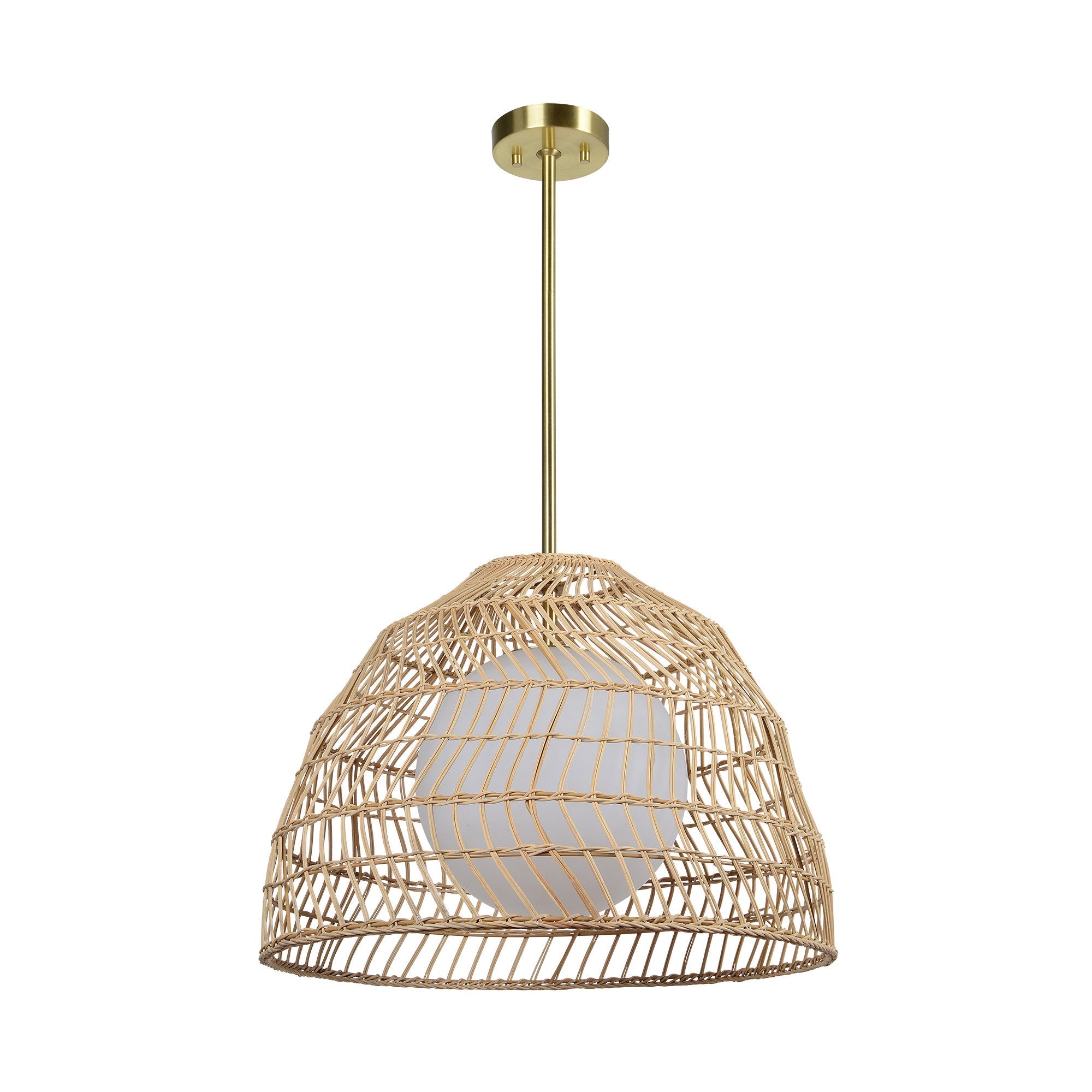 Renwil Palm 14" Length Ceiling Fixture - Brown