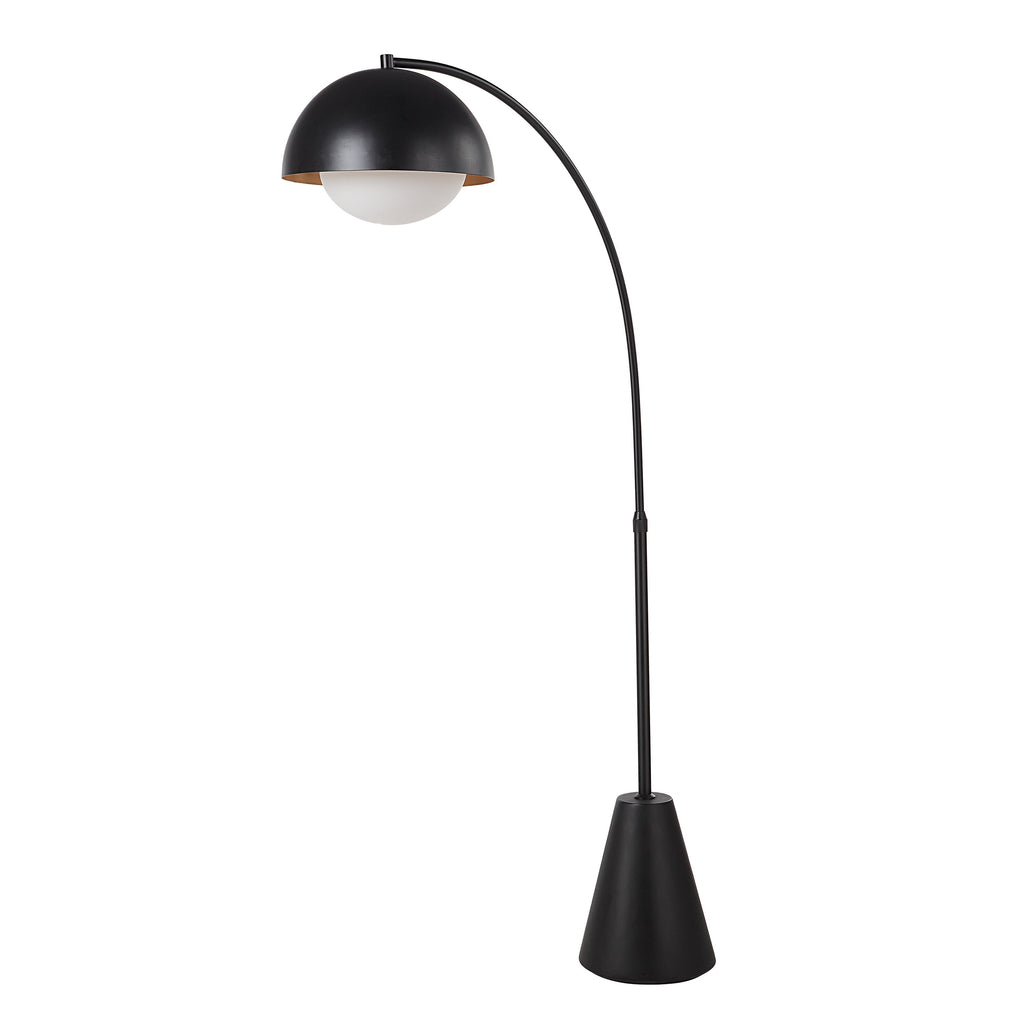 Renwil Cooke 65 - 75" Tall Matte Black Floor Lamp with Shade