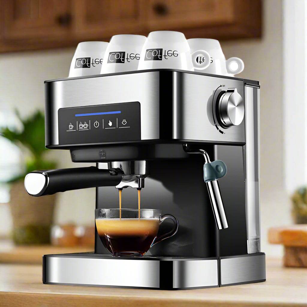 Home Espresso Machine with Milk Frother