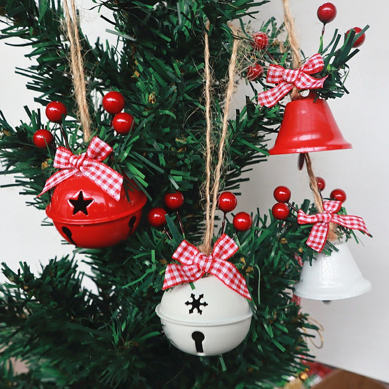🔔 Jingling Bell Pendant – Hemp Rope Chinese Hawthorn Hanging Décor