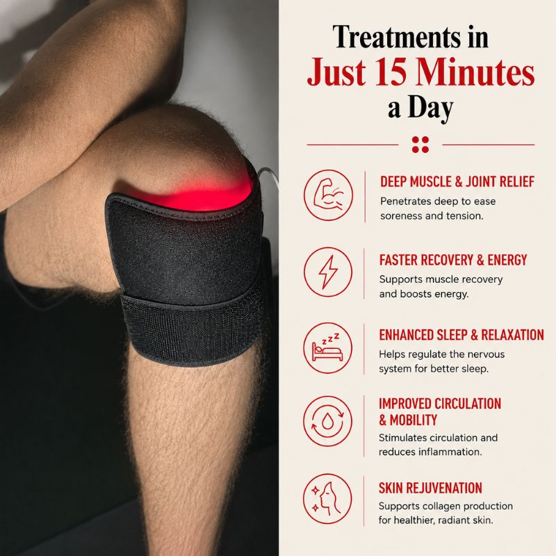 Red Light Therapy Pad With Near-Infrared