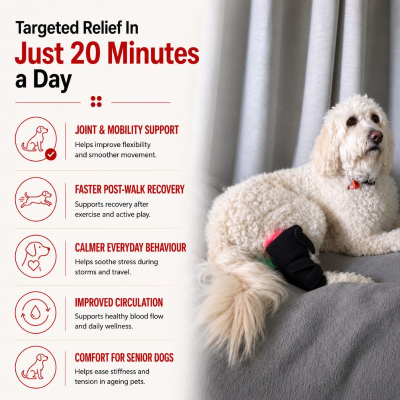 Red Light Therapy for Dogs Leg Wrap