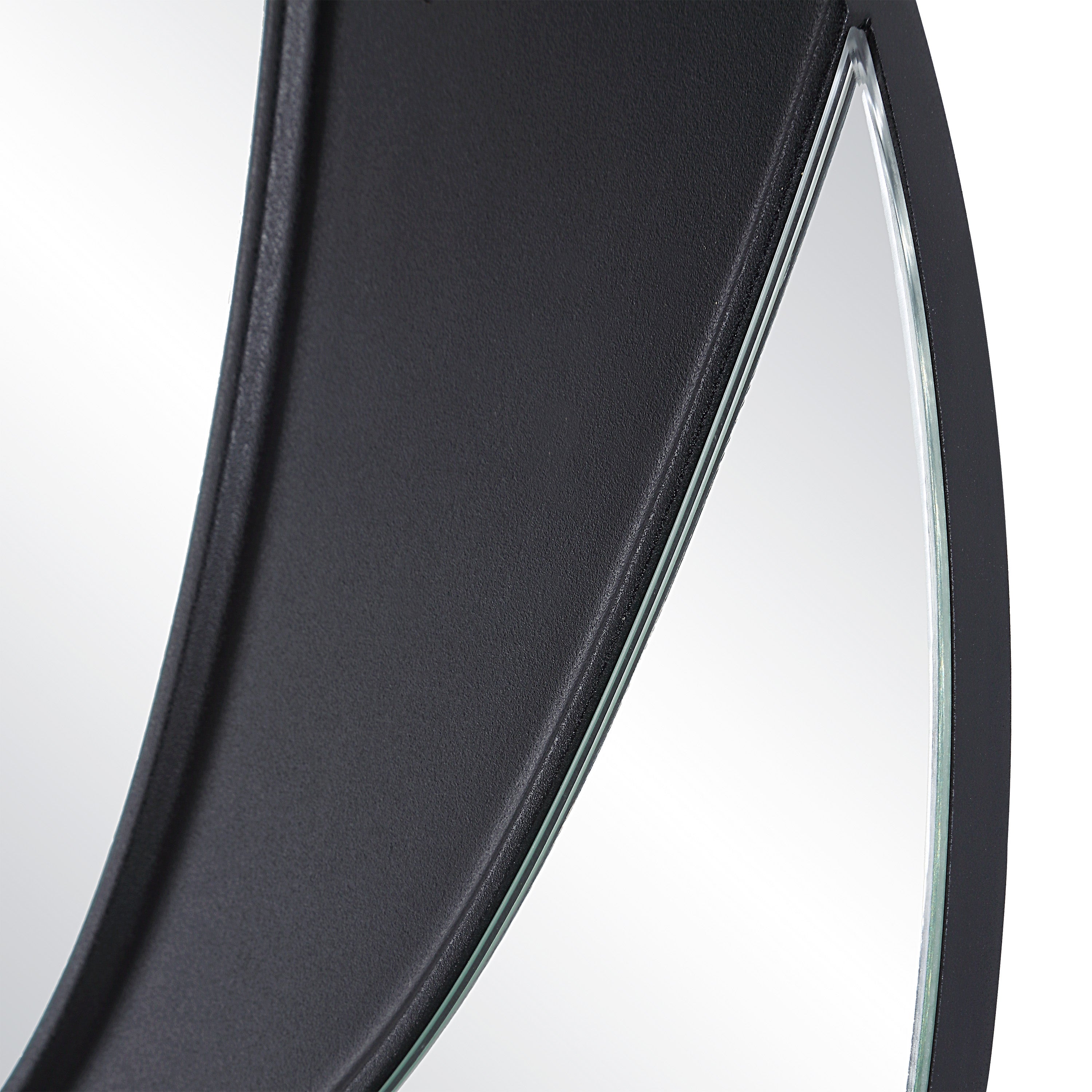 Renwil Dansk 3 Piece Tall Round Wall Mirror - Black