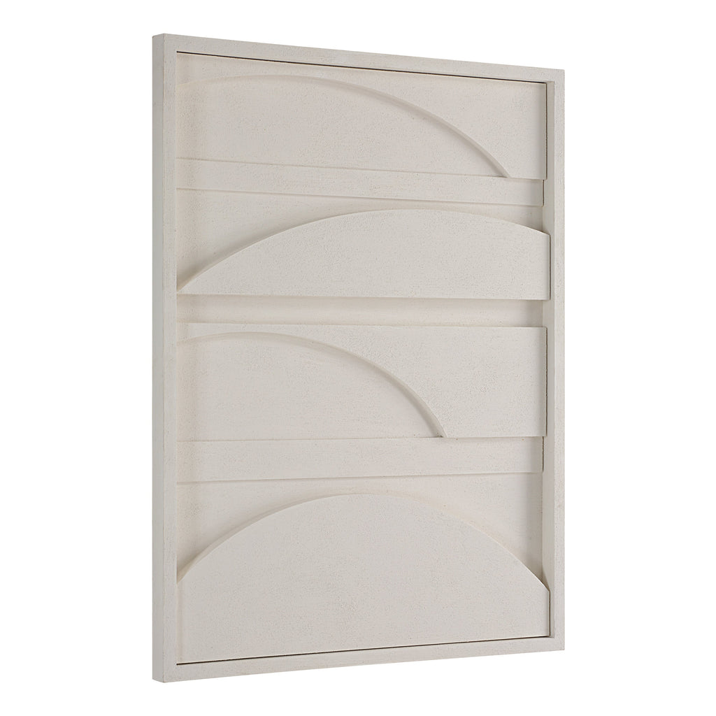 Renwil Cadieu x 30" Wide Wall Decor - Matte White