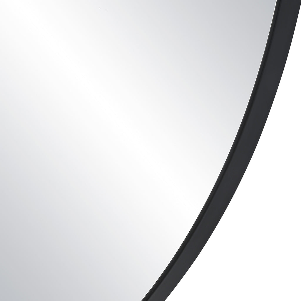 Renwil Dolly 45.25" Tall Irregular Wall Mirror - Black