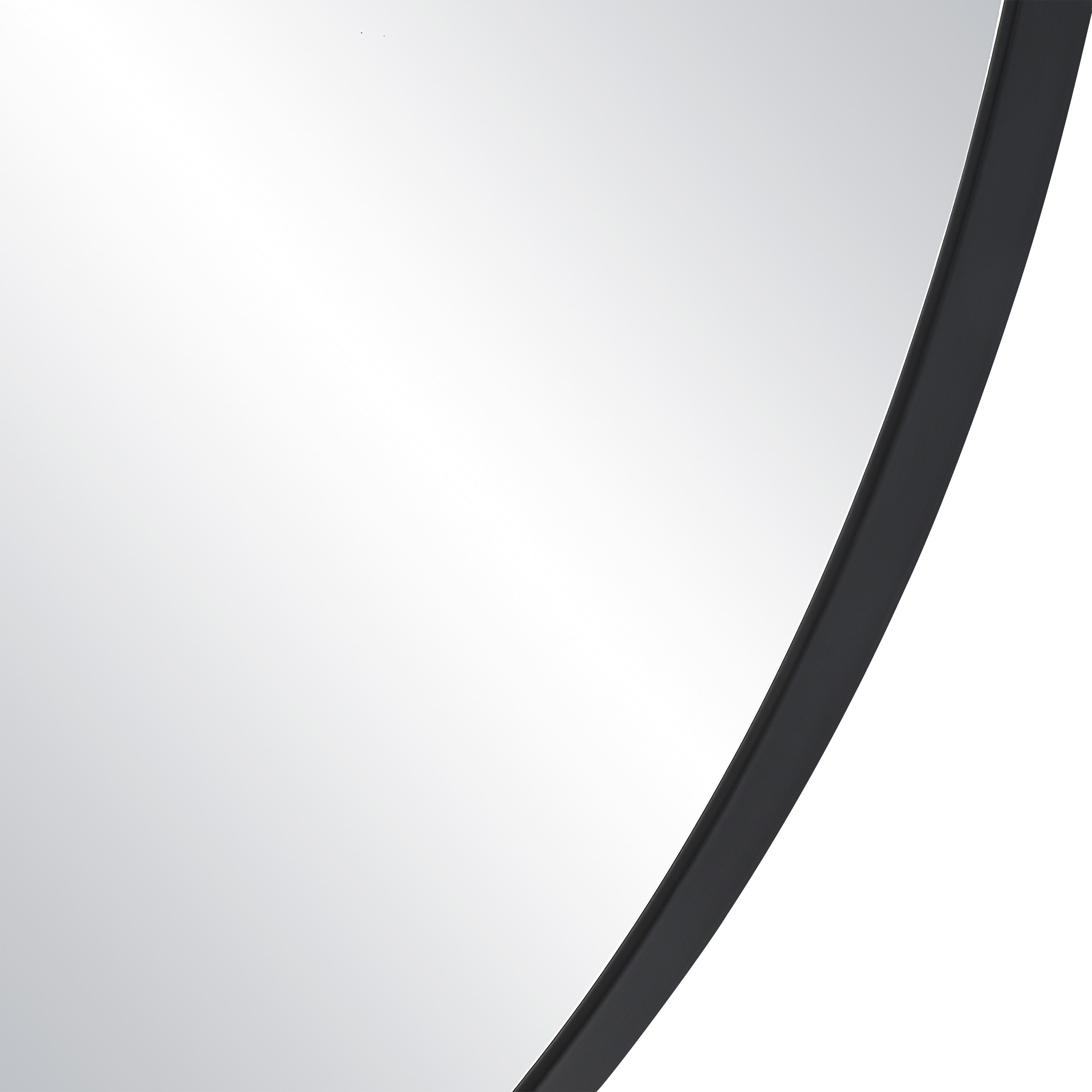 Renwil Dolly 45.25" Tall Irregular Wall Mirror - Black