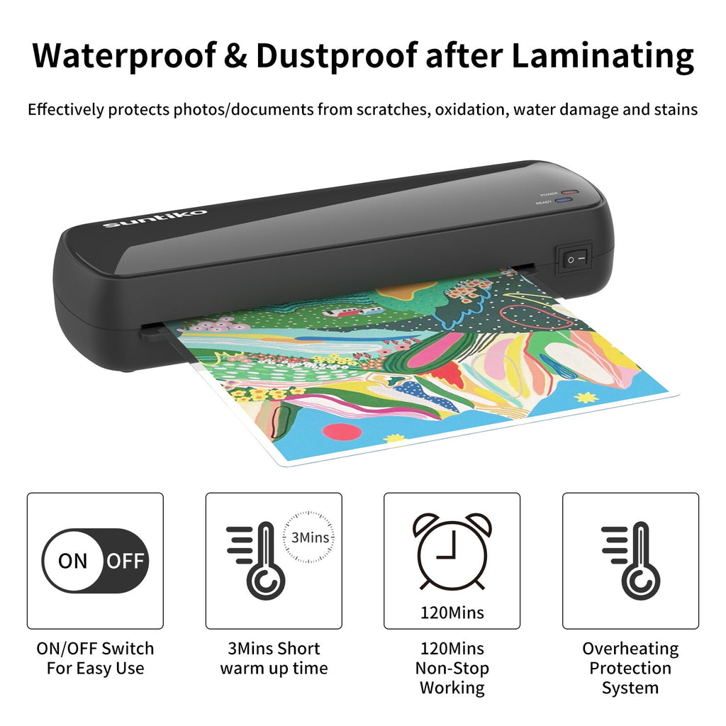 📄 Quick Warm-Up Laminator – Fast Laminating for A4, A5 & A6