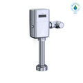 TOTO Ecopower Touchless 1.28 GPF High Efficiency Toilet Flushometer Valve For Back Spud with 12" Vacuum Breaker Set