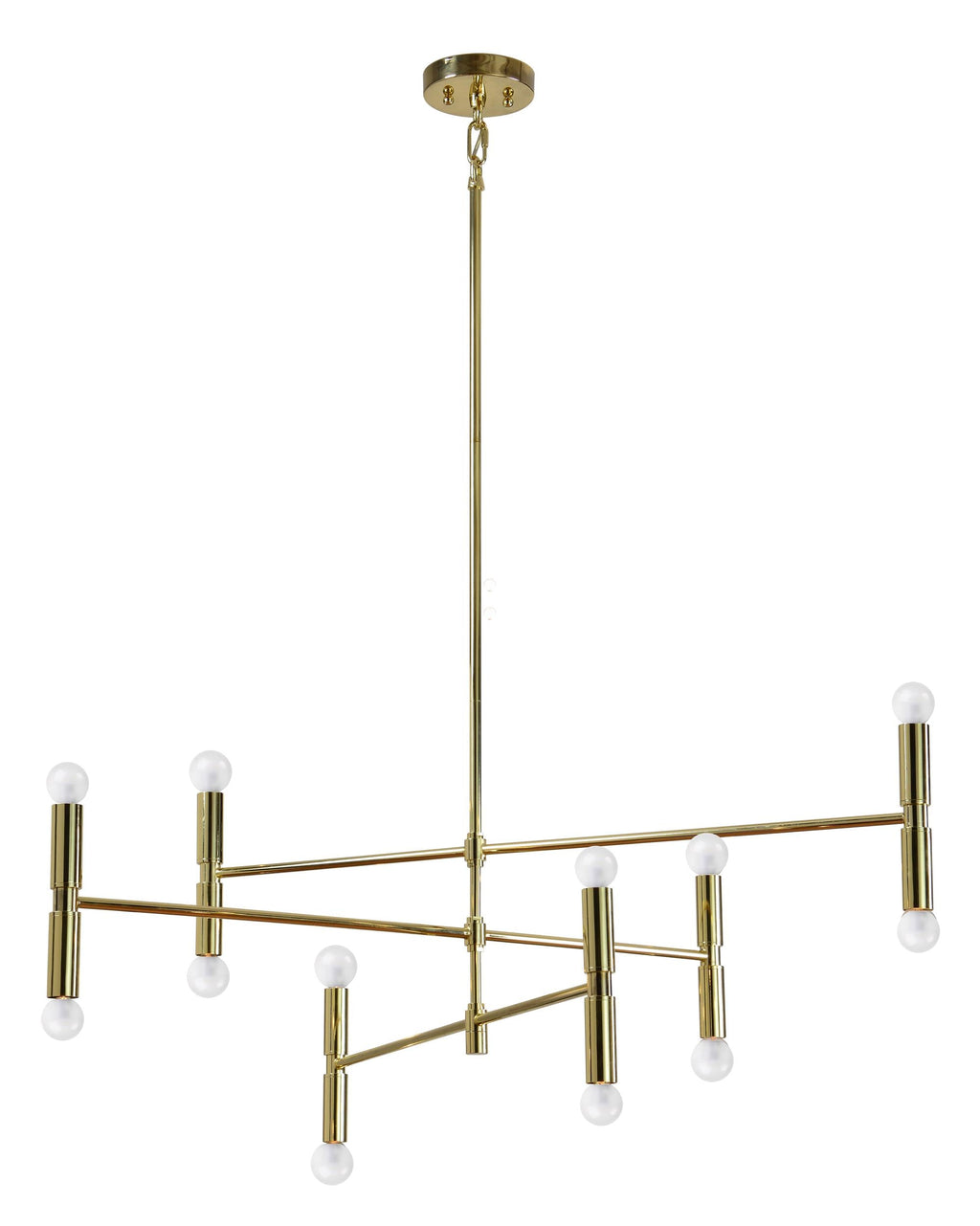 Renwil A xis 74.5" Length Ceiling Fixture - Gold