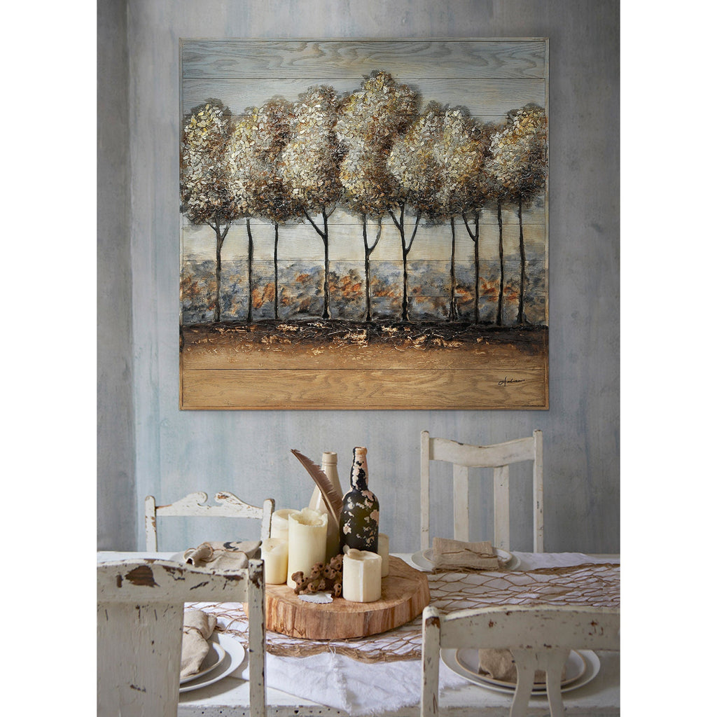 Renwil Country Side 40" Wide Wall Art - Gold