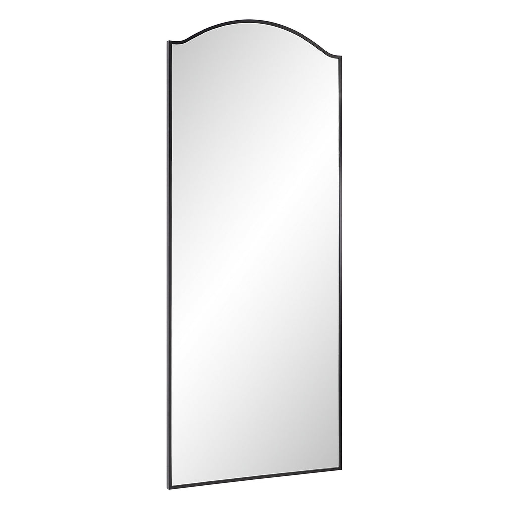 Renwil Balina 72" Tall Rectangular Arch Mirror - Matte Black