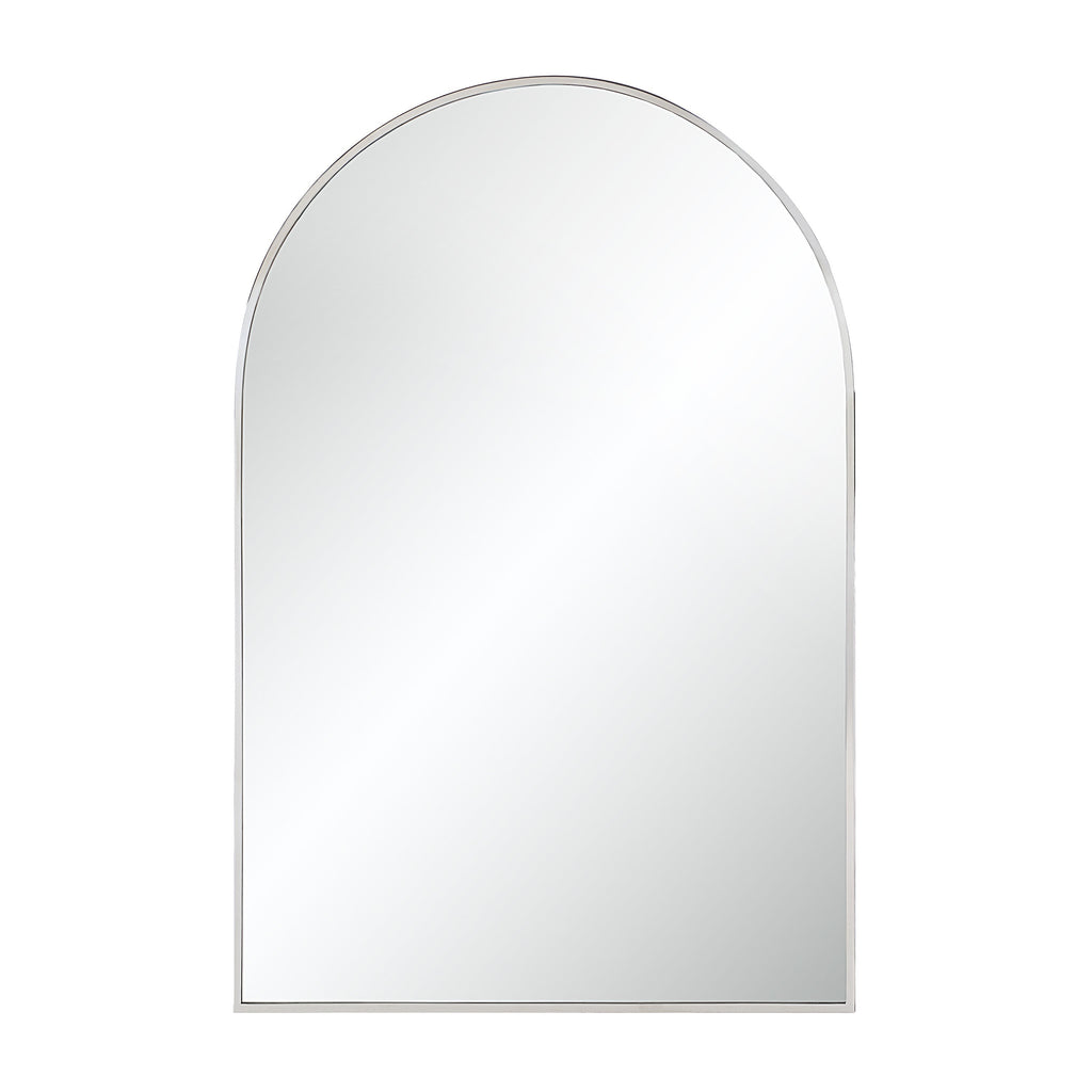 Renwil Plaka 36" H x 24" W Wall Mirror - Grey