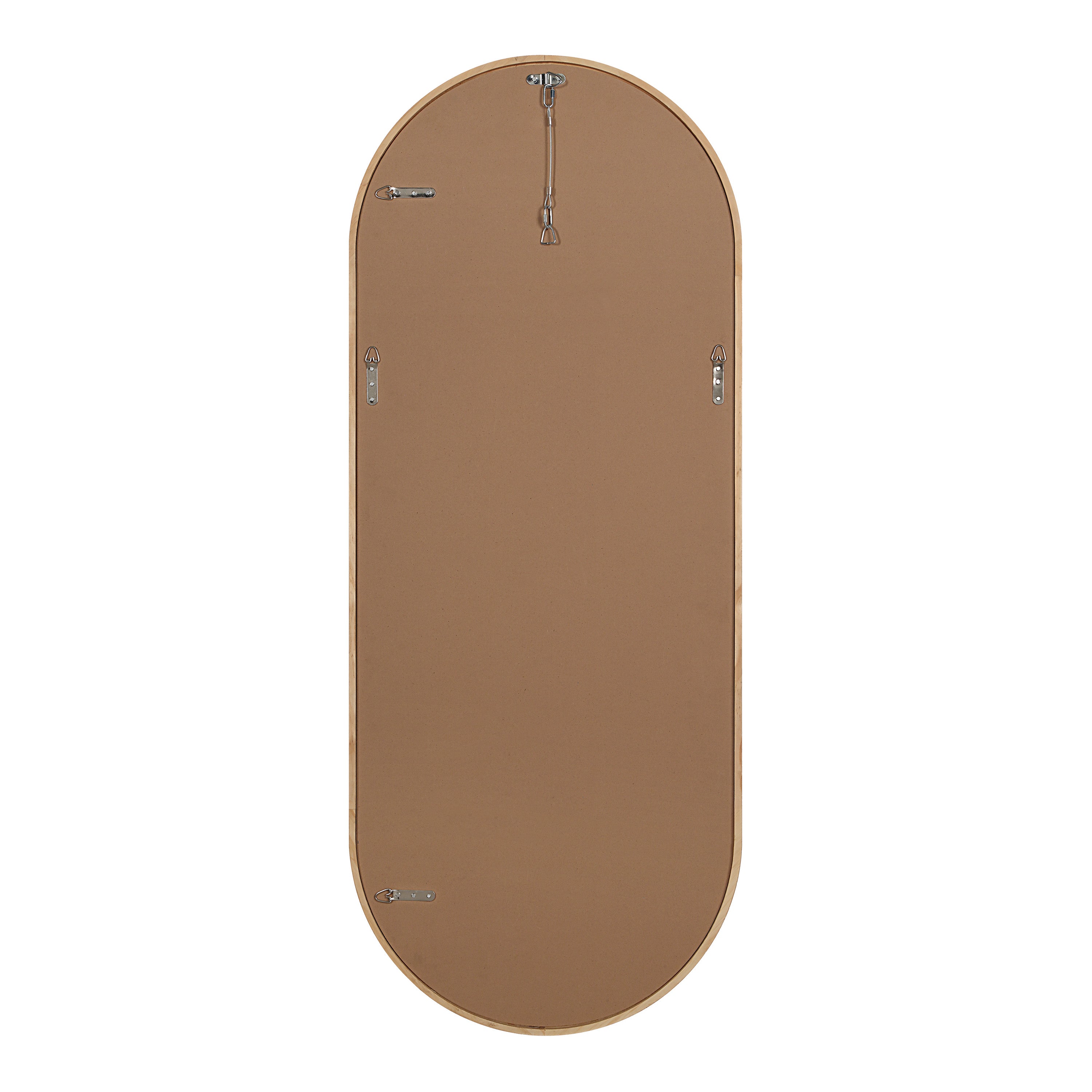 Renwil Pudino 60" H x 24" W Wall Mirror - Brown