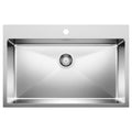 Blanco Quatrus R15 31" Single Bowl Dual Mount Stainless Steel Kitchen Sink