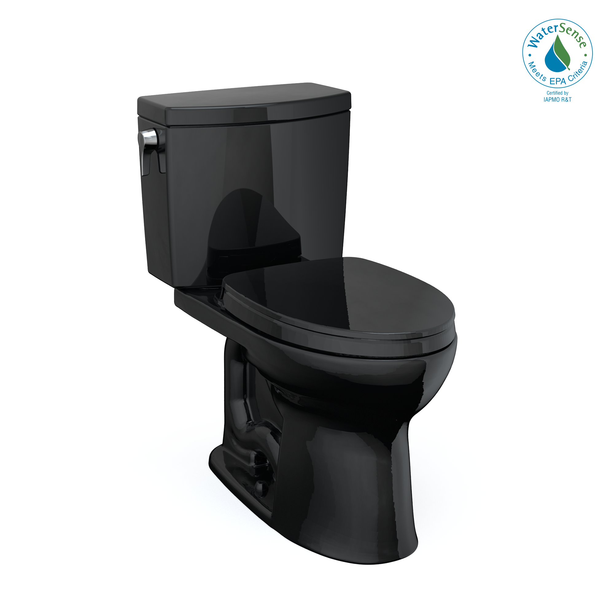 TOTO Drake II 1G Two Piece Elongated 1.0 GPF Universal Height Toilet with Ss124 Softclose Seat - Washlet+ Ready