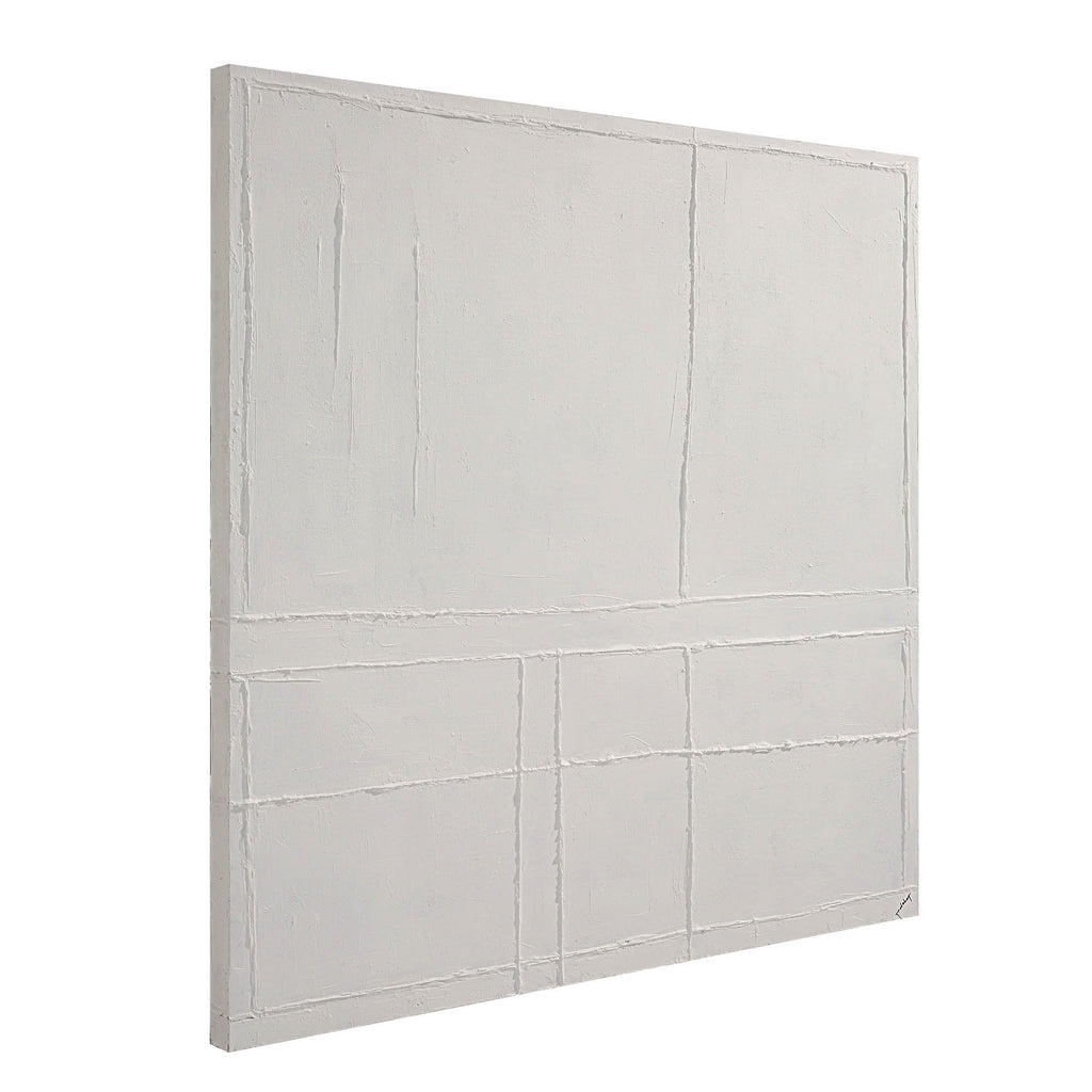 Renwil Medea 48" Wide Wall Art - Matte White