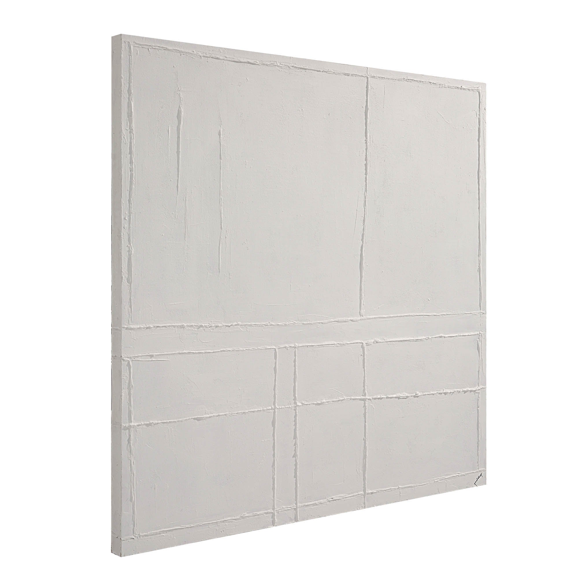 Renwil Medea 48" Wide Wall Art - Matte White